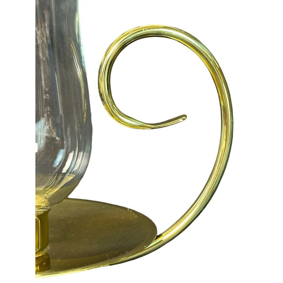 Baldwin USA Brass Hurricane Lamp Vintage Candleholder 13.5" tall-Stunning! - Picture 3 of 14